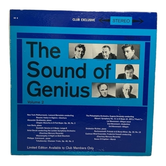 LP The Sound Of Genius, Volume 2 Vinyl Record - Picture 1 of 2
